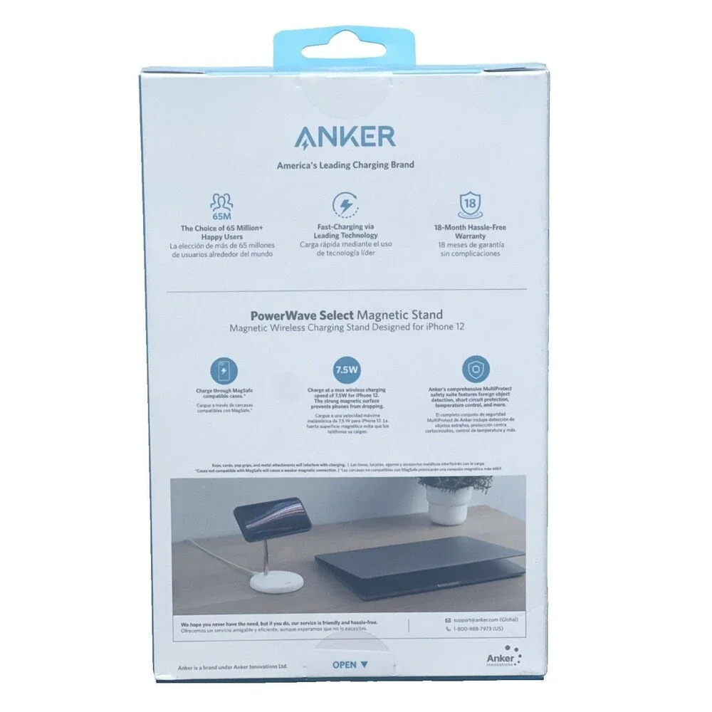 Anker PowerWave Select Magnetic Wireless Charging Stand for iPhone